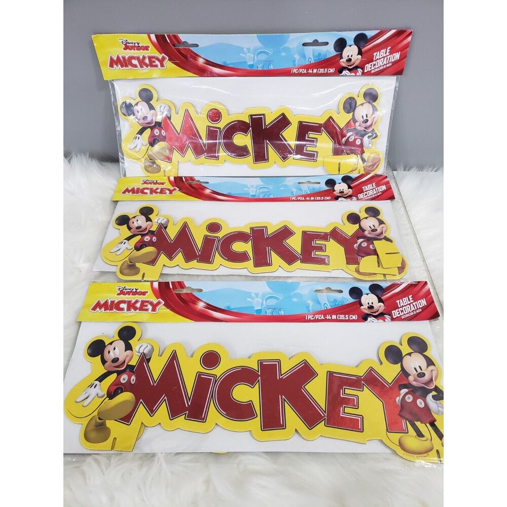 Lot 3 Mickey Mouse‎ Forever Table Centerpiece Decoration Birthday Party Supplies